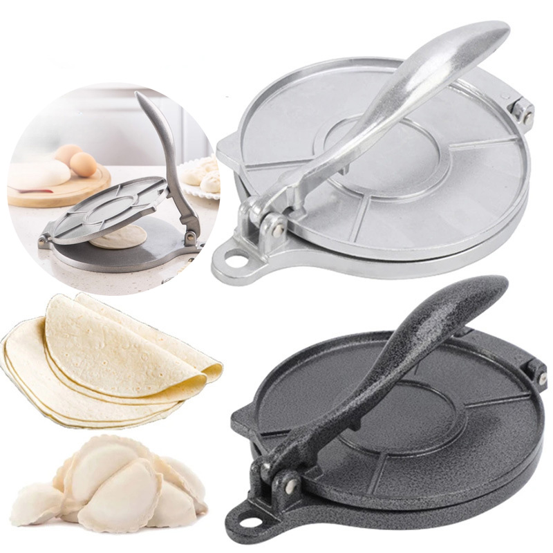 Cast Iron Corn - Prensa para tortillas de 6,3 pulgadas,