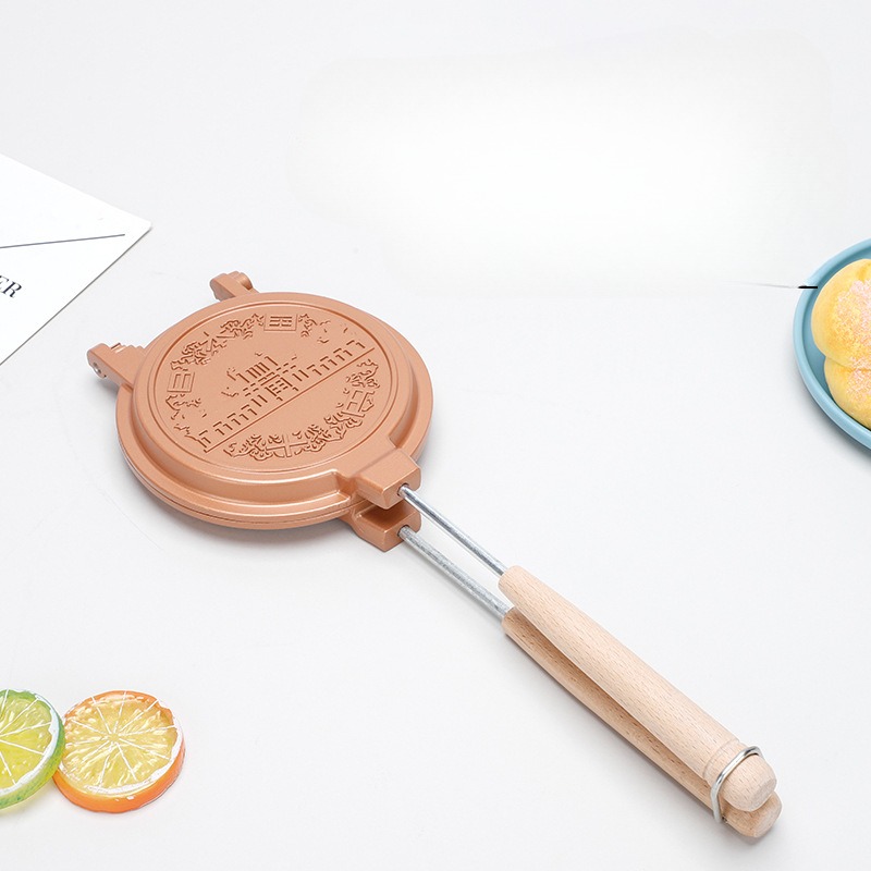 Egg Waffle Pan - Abrazadera para sándwich pequeña desmontable, bandeja