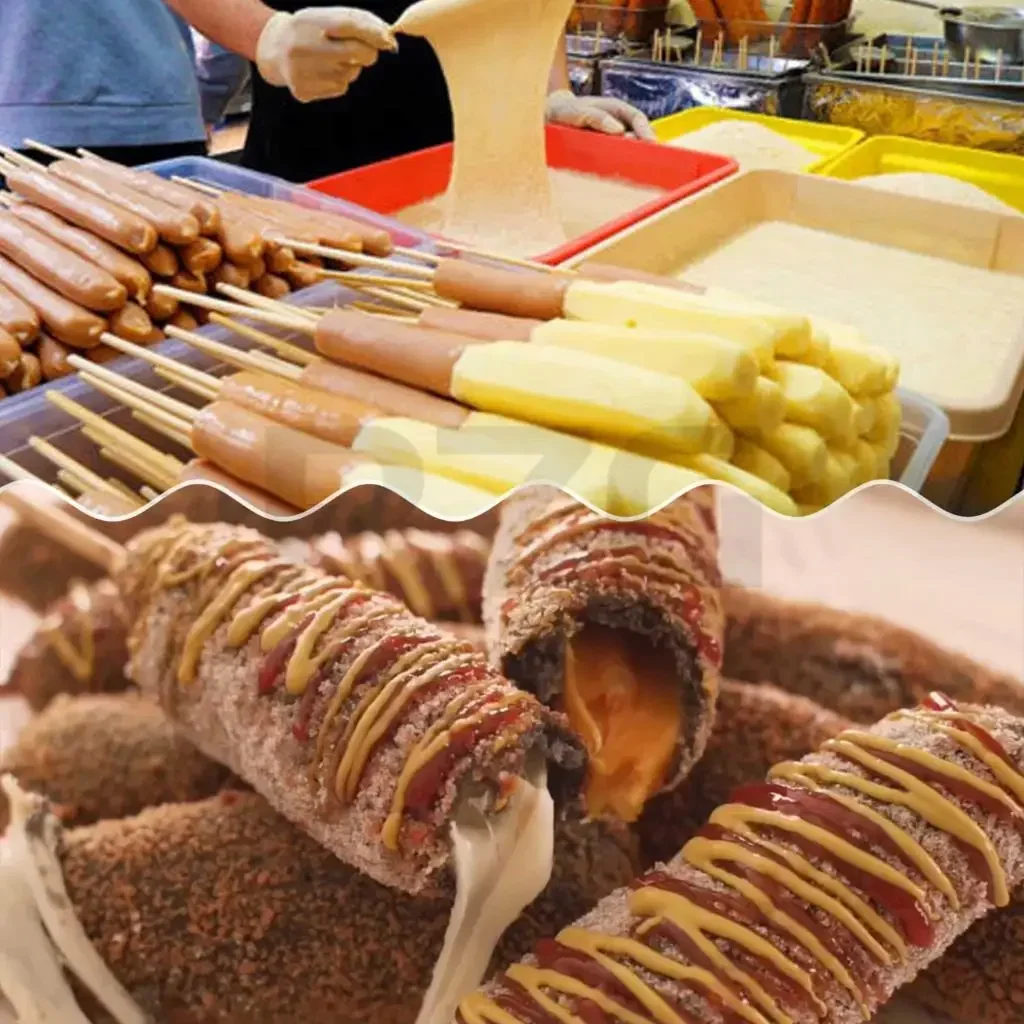 Corn Dog Stick - Freidora Eléctrica de Gran Capacidad, Comercial,