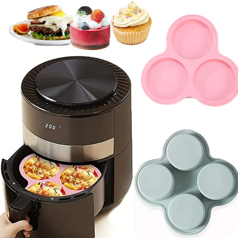Egg Waffle Pan - Molde de silicona reutilizable para freidora