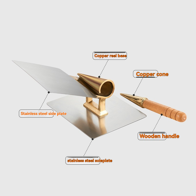 Waffle Cone Maker - Herramienta Profesional de Cono de Cobre,