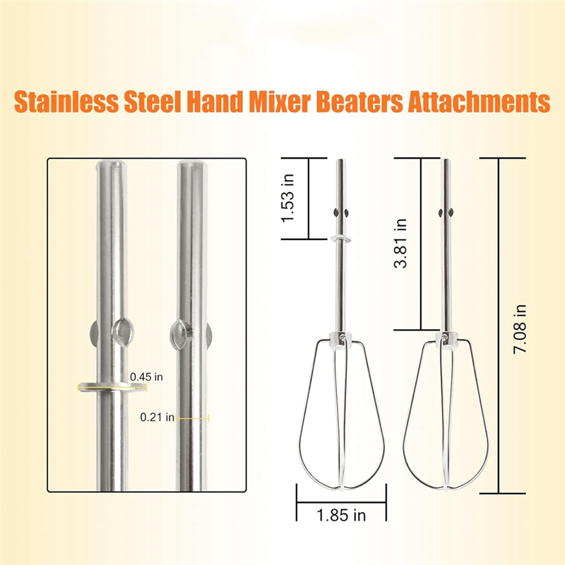Kitchenaid Mixer Hand Mixer - ABSE-3 juegos de batidores de batidora