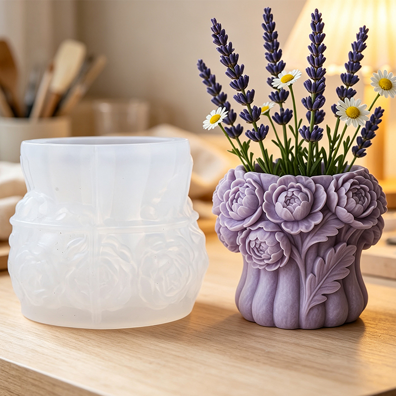 Molde de silicona 3D para flor - Potsticker Mold reseña y precio