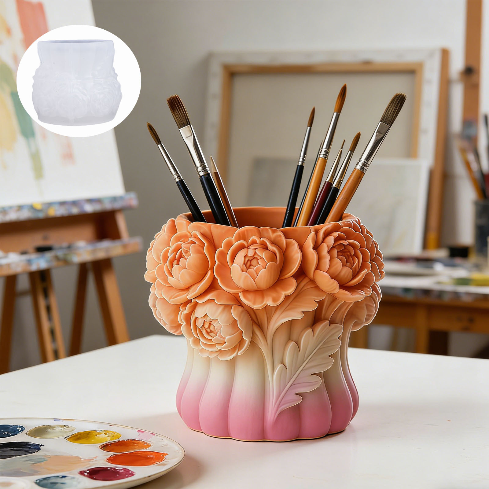 Molde de silicona 3D para flor - Potsticker Mold reseña y precio