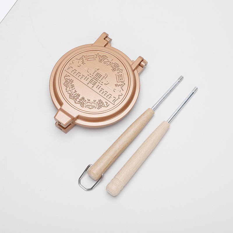 Abrazadera para sándwich peque - Egg Waffle Pan reseña y precio