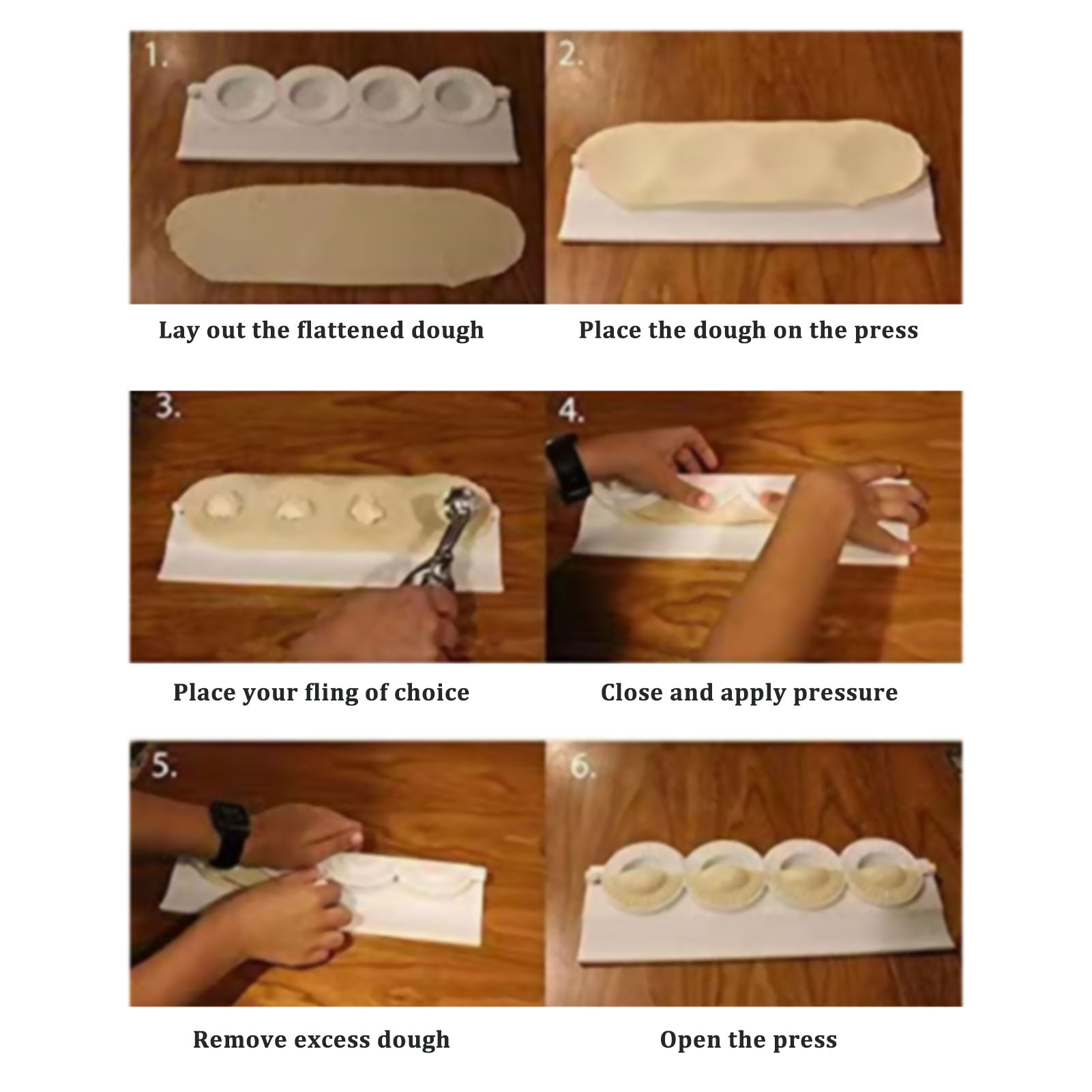 Molde grande para Bola de masa - Dumpling Press Set reseña y precio