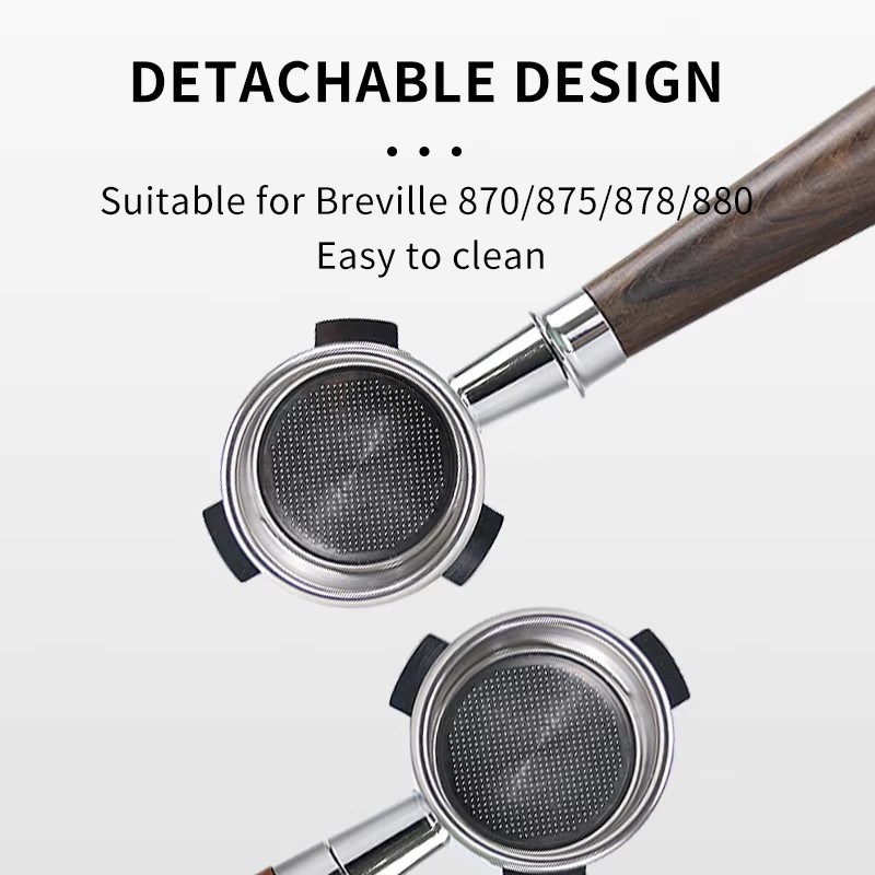 Portafiltro sin Fondo de 54 mm - Breville Espresso Bes870 reseña y precio